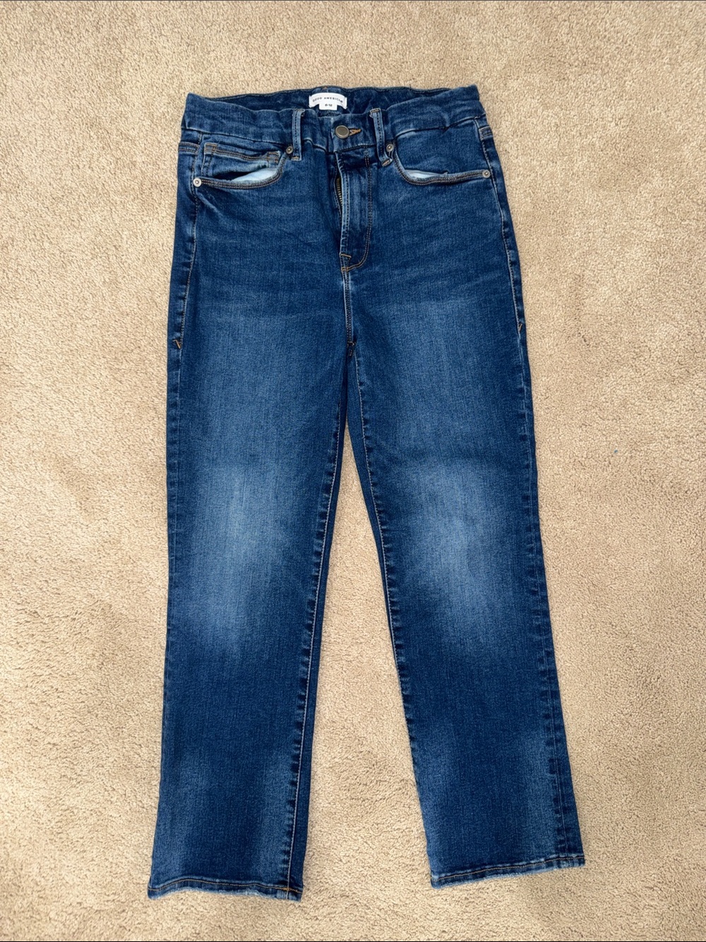 Good American Stretch Dark Wash Jeans size 6-12